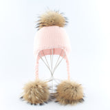 Fur Pom Pom Hat
