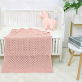 Hollow Out Knit Blanket