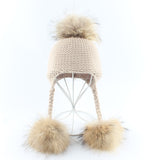 Fur Pom Pom Hat