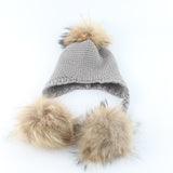 Fur Pom Pom Hat