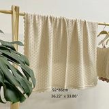 Hollow Out Knit Blanket