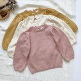 Hollow-out High Neck Sweater