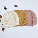 Hollow-out High Neck Sweater