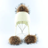 Fur Pom Pom Hat