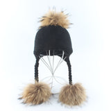 Fur Pom Pom Hat