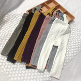 Ribbed Suspender Leggings