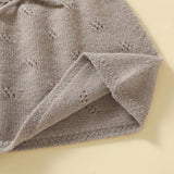 Knitted Drawstring Dress