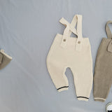 Chunky Knit Overalls