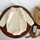 Textured Knit Romper