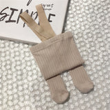 Ribbed Suspender Tights