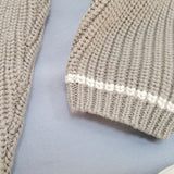 Chunky Knit Overalls