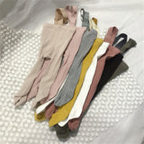 Ribbed Suspender Tights