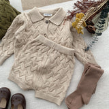 Textured Knit 2-Piece Set