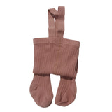 Ribbed Suspender Tights