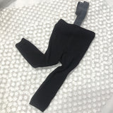 Ribbed Suspender Leggings