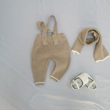 Chunky Knit Overalls