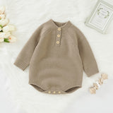 Knit Button Romper