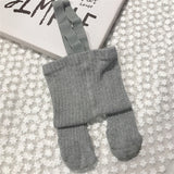 Ribbed Suspender Tights