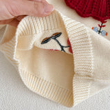 Embroidered Knit Set