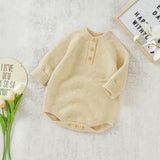 Knit Button Romper