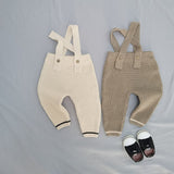 Chunky Knit Overalls