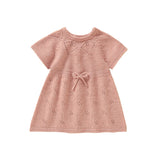 Knitted Drawstring Dress