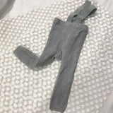 Ribbed Suspender Leggings