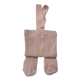Ribbed Suspender Tights