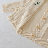 Knit Romper & Cardigan Set