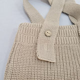 Chunky Knit Overalls