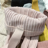 Ribbed Suspender Tights