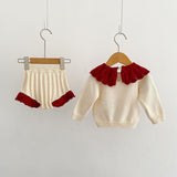 Embroidered Knit Set