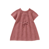 Knitted Drawstring Dress